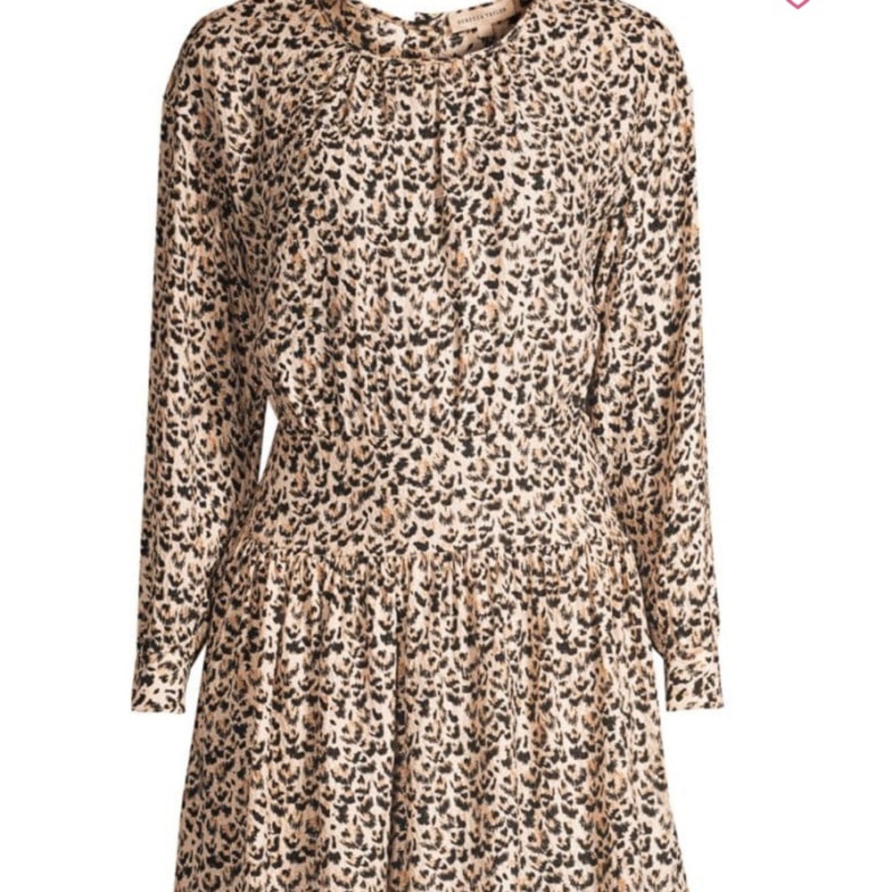 Rebecca Taylor leopard print dress